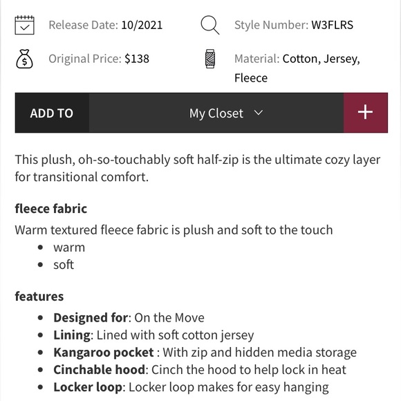 Lululemon Women Textured Fleece Hoodie 1/2 Zip Sz 8 Black Teddy Faux Sherpa - Picture 11 of 13